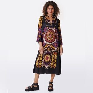 ba&sh Felicia Midi Dress Size 0